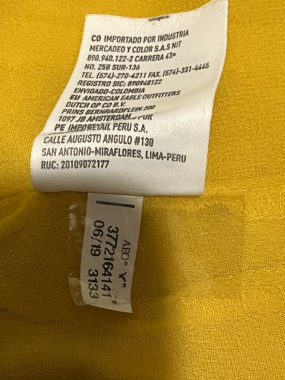 American Eagle Outfitters Yellow Paperbag Waist Tie-Front Shorts - Picture 11 of 13